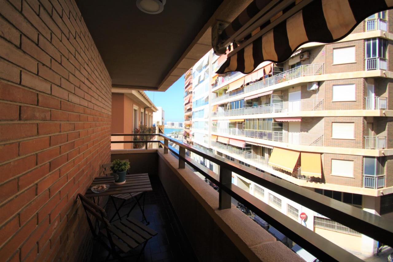 Apartamento Casaturis Con Vistas A La Playa Del Postiguet A103 Alicante Exteriör bild